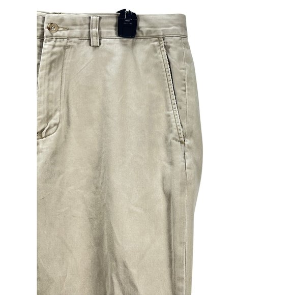 Polo Ralph Lauren Mens Preston Khaki Pants 33/32 Cotton Beige  Embroidered Logo - Picture 9 of 14